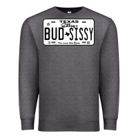 Charcoal Heather country love gilley's bud n sissy texas cowboy license gift raglan bas Premium Sweatshirt - Craftify
