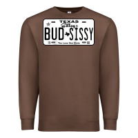 Chestnut country love gilley's bud n sissy texas cowboy license gift raglan bas Premium Sweatshirt - Craftify