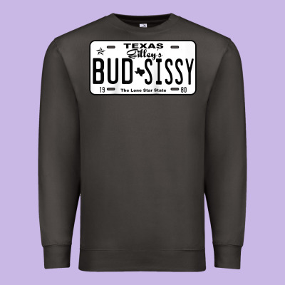 Country Love Gilley's Bud N Sissy Texas Cowboy License Gift Raglan Bas Premium Sweatshirt Designed By Craftify