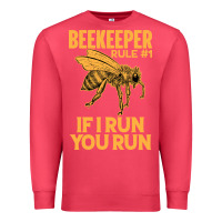 Cardinal bee beekeeper if i run you run bumble bee humour 449 hive beekeeping Premium Sweatshirt - Craftify