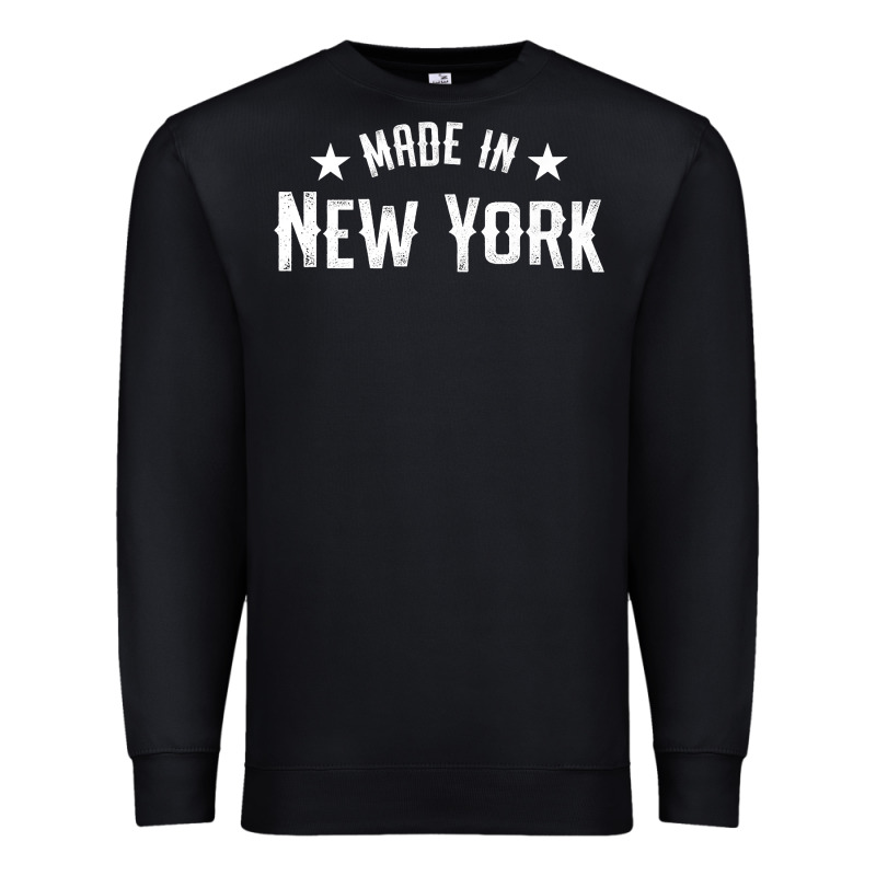 Made In New York Ny City Nyc New Yorker My Home State Pride Premium T- Premium Sweatshirt by Craftify | Teevron