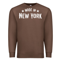 Chestnut Made In New York NY City NYC New Yorker My Home State Pride Premium T- Premium Sweatshirt - Craftify