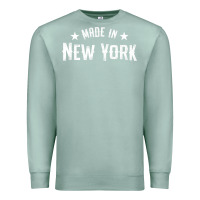 Seafoam Made In New York NY City NYC New Yorker My Home State Pride Premium T- Premium Sweatshirt - Craftify