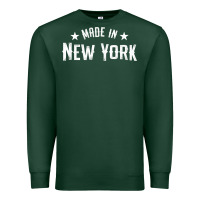 Sports Green Made In New York NY City NYC New Yorker My Home State Pride Premium T- Premium Sweatshirt - Craftify