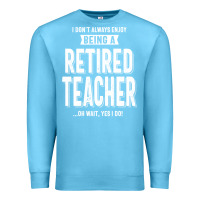 Ocean Blue Retired Teacher Premium Sweatshirt - Craftify