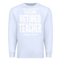 White Retired Teacher Premium Sweatshirt - Craftify