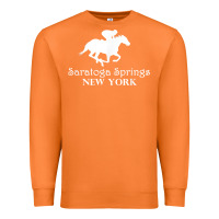 Carrot Saratoga Springs New York Horse Racing Jockey Premium Sweatshirt - Craftify
