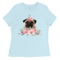 Baby Blue Pug Ladies Tee - Bettercallsaul