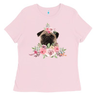 Bubblegum Pink Pug Ladies Tee - Bettercallsaul