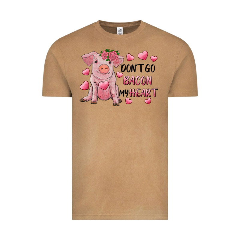 Valentine's Day Don't Go Bacon My Heart Vintage Tee by RanaPortraitStore | Teevron