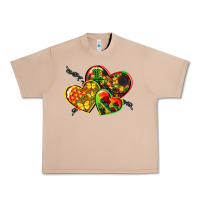 Burro juneteenth hearts Urban Heavy Tee - CowGirlArtShop