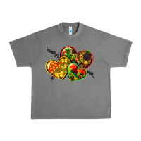 Tornado juneteenth hearts Urban Heavy Tee - CowGirlArtShop