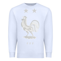 White FFF Two Stars Premium Sweatshirt - Craftify