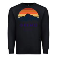 Black Okemo Vermont Skiing Snowboarding Hikers Gifts for VT Travel Premium Sweatshirt - InspiraDesign