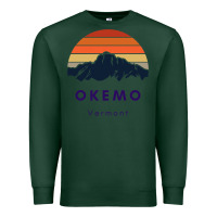 Sports Green Okemo Vermont Skiing Snowboarding Hikers Gifts for VT Travel Premium Sweatshirt - InspiraDesign