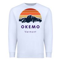 White Okemo Vermont Skiing Snowboarding Hikers Gifts for VT Travel Premium Sweatshirt - InspiraDesign