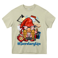 Mossy secretary life gnome Heavy Core Tee - BarkalooDesign