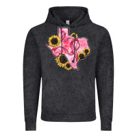 Vintage Black texas map breast cancer Vintage Hoodie - CowGirlArtShop