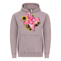 Vintage Zinc texas map breast cancer Vintage Hoodie - CowGirlArtShop