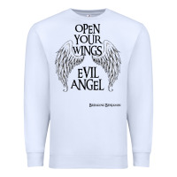 White BREAKING BENJAMIN Premium Sweatshirt - InspiraDesign