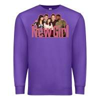 Purple new girl tv series Premium Sweatshirt - InspiraDesign