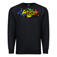 Black vintage awana clubs Premium Sweatshirt - InspiraDesign