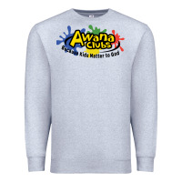 Heather Grey vintage awana clubs Premium Sweatshirt - InspiraDesign