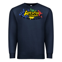 Navy vintage awana clubs Premium Sweatshirt - InspiraDesign