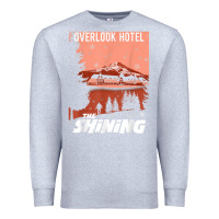 Heather Grey the shining overlook ad t shirt Premium Sweatshirt - InspiraDesign