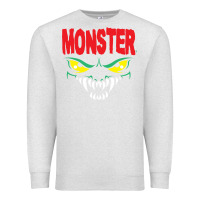 Oatmeal Heather monster Premium Sweatshirt - InspiraDesign