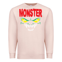 Pale Pink monster Premium Sweatshirt - InspiraDesign