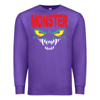 Purple monster Premium Sweatshirt - InspiraDesign