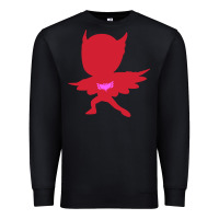 Black owlette illustration Premium Sweatshirt - InspiraDesign