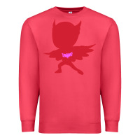 Cardinal owlette illustration Premium Sweatshirt - InspiraDesign