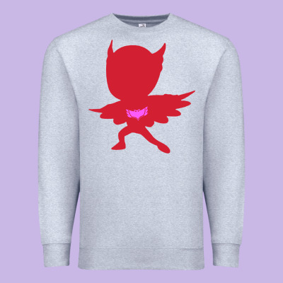 Owlette Illustration Premium Sweatshirt Designed By Inspiradesign
