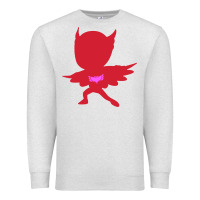 Oatmeal Heather owlette illustration Premium Sweatshirt - InspiraDesign
