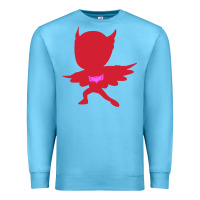 Ocean Blue owlette illustration Premium Sweatshirt - InspiraDesign