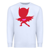White owlette illustration Premium Sweatshirt - InspiraDesign