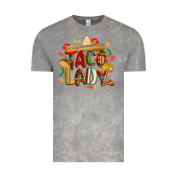 Cloud Rock cinco de mayo taco lady Vintage Tee - CowGirlArtShop