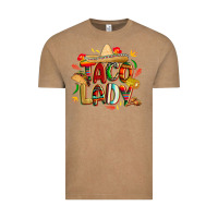 Vintage Coffee cinco de mayo taco lady Vintage Tee - CowGirlArtShop