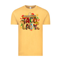 Vintage Mustard cinco de mayo taco lady Vintage Tee - CowGirlArtShop