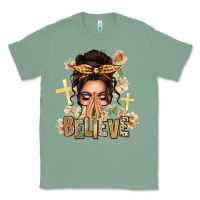 Sage believe praying caucasian messy bun Classic Tee - texasbilliewilder