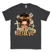 Smoke believe praying caucasian messy bun Classic Tee - texasbilliewilder