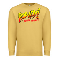 Antique Gold Ronda Rousey Merch Rowdy Ronda Rousey Shirt Premium Sweatshirt - InspiraDesign