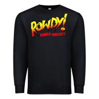Black Ronda Rousey Merch Rowdy Ronda Rousey Shirt Premium Sweatshirt - InspiraDesign