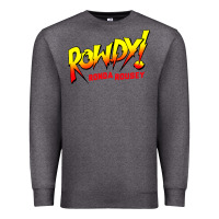 Charcoal Heather Ronda Rousey Merch Rowdy Ronda Rousey Shirt Premium Sweatshirt - InspiraDesign