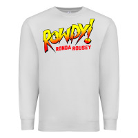Dove Grey Ronda Rousey Merch Rowdy Ronda Rousey Shirt Premium Sweatshirt - InspiraDesign