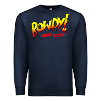 Navy Ronda Rousey Merch Rowdy Ronda Rousey Shirt Premium Sweatshirt - InspiraDesign
