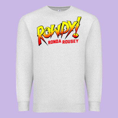 Ronda Rousey Merch Rowdy Ronda Rousey Shirt Premium Sweatshirt Designed By Inspiradesign