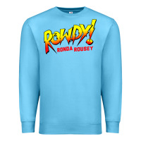 Ocean Blue Ronda Rousey Merch Rowdy Ronda Rousey Shirt Premium Sweatshirt - InspiraDesign
